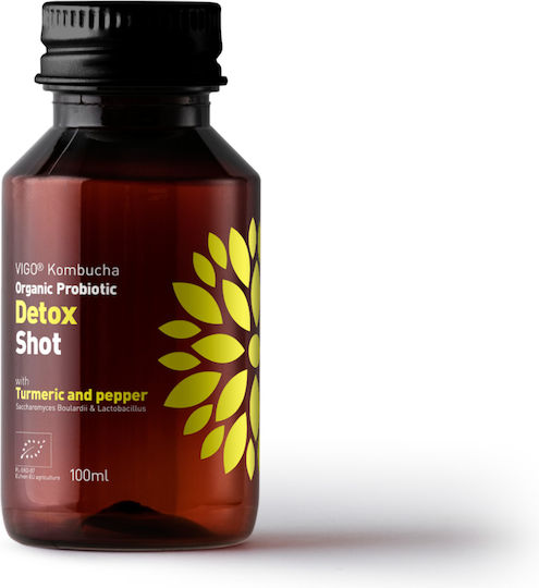 Vigo Kombucha Detox Shot Turmeric & Pepper 100ml