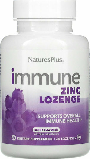 Nature's Plus Immune Zinc Lozenge 60 lozenges Berry