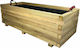 Tesias Blumenkasten Hölzernes Beige 40x110x36cm.