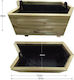 Tesias Planter Box Wooden Beige 36x87x36cm.