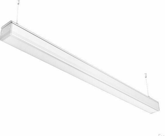 Elvhx LED Γραμμικό Φωτιστικό Οροφής 18W Ψυχρό Λευκό IP20 Μ60xΒ7xΥ7εκ.