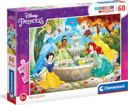 Puzzle pentru Copii Πριγκίπισσες Disney pentru 5++ Ani 60buc Clementoni