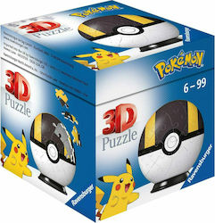 Puzzleball Pokeball Ultra Ball 3D für 6++ Jahre 54pcs Ravensburger