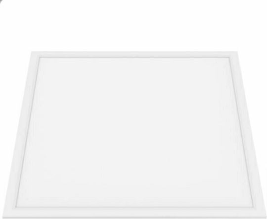 Elvhx Квадрат Вграден LED Панел 36W с Топло бяло Светлина 3000К 59.5x59.5см.