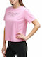 DKNY Damen Sportlich T-shirt Rosa