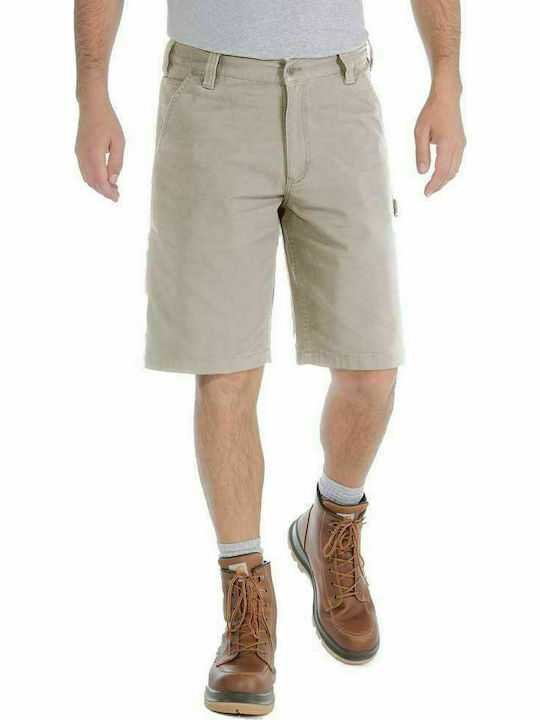 BERMUDA 103652 RIGBY DUNGAREE SHORT TAN CARHARTT