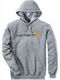 Carhartt Men's Sweatshirt with Hood and Pockets Gray