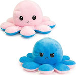 Plush Reversible Octopus Pink/Blue 12 cm