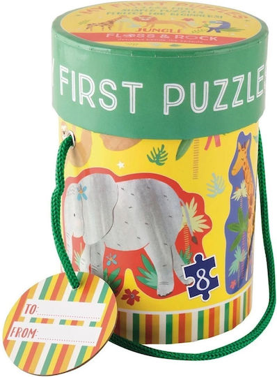 Puzzle pentru Copii Junglă pentru 3+ ani+ Ani 21buc Floss & Rock