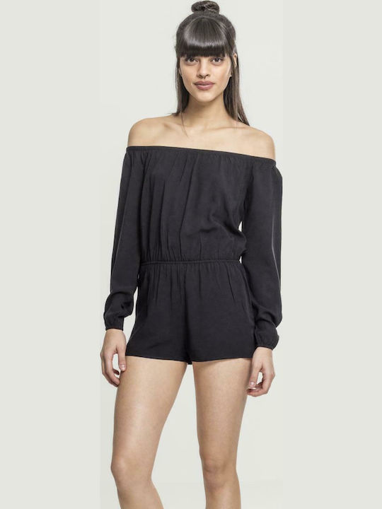 Urban Classics De Damă Fără umeri Short întreg ...