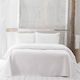 Rythmos Jazz Set Coverlet Queen Size Microsatin 2 Ecru 220x240cm 3pcs