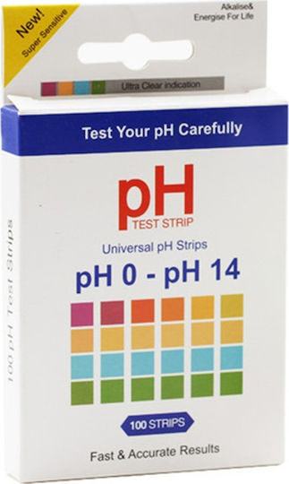 PH Meter 0-14 100 Strips 00159