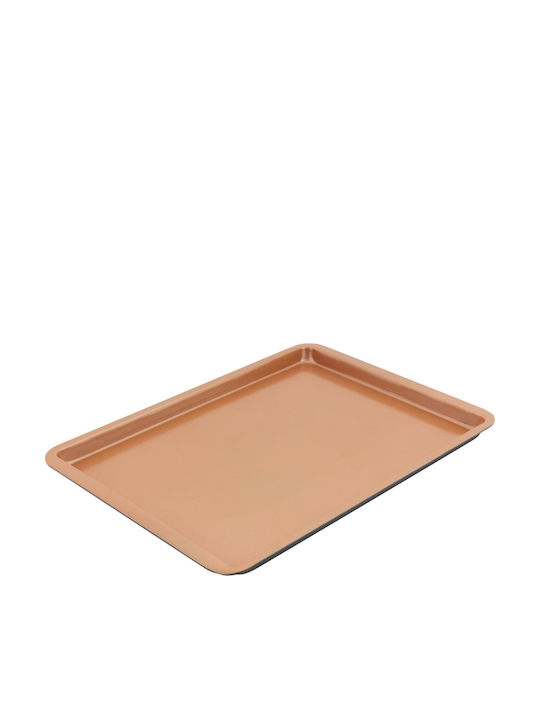 Lamart Copper Ταψί Ορθογώνιο Αλουμινίου με Αντικολλητική Επίστρωση 29x43cm