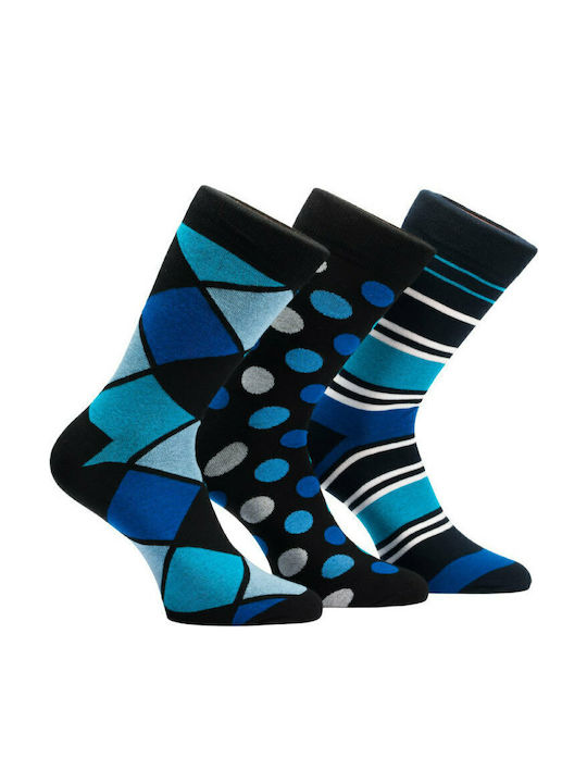 Kal-tsa Men's Patterned Socks Multicolour 3Pack