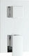 Creavit DSU3002 Built-in Faucet Mixer for Shower 3 Exits Silver