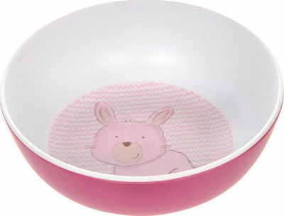 Sigikid Baby Food Bowl Λαγουδάκι made of Melamine Pink