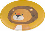 Sigikid Baby Food Plate Λιονταράκι made of Melamine Yellow