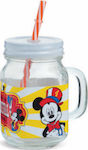 Christening Favor with Mug Μπουκάλι Γάλακτος Mickey Carnival