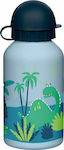 Sigikid Kinder Trinkflasche Dinosaurier Rostfreier Stahl Hellblau 350ml