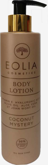 Eolia Cosmetics Coconut Mystery Loțiune Hidratantă de Corp cu Aloe Vera și Aromă de Nucă de Cocos 250ml