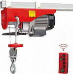 Force Electric Hoist PW1000D for Weight Load up to 500kg Red