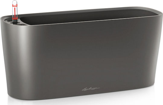 Lechuza Delta Self-watering Planter Box Plastic Gray 40x15x18cm.