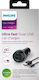 Philips Car Charger 15.5W 3.1A Fast Charging with Ports: 2xUSB Black Color