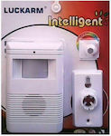 Luckarm Doorbell Αισθητήρας Κίνησης Με Ήχο Προειδοποίησης σε Λευκό Χρώμα