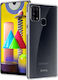 Crong Slim Back Cover Σιλικόνης 0.8mm Διάφανο (Galaxy M31)