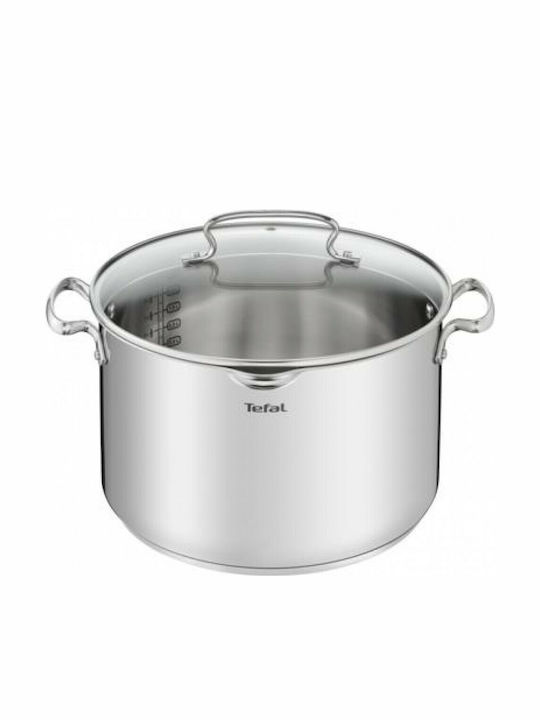 Tefal Duetto+ Βαθιά Ανοξείδωτη Κατσαρόλα 28cm