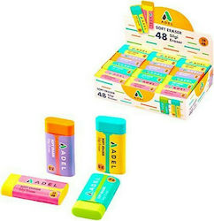 Adel Radiergummi für Bleistifte Soft 2B/4B (Μiv...