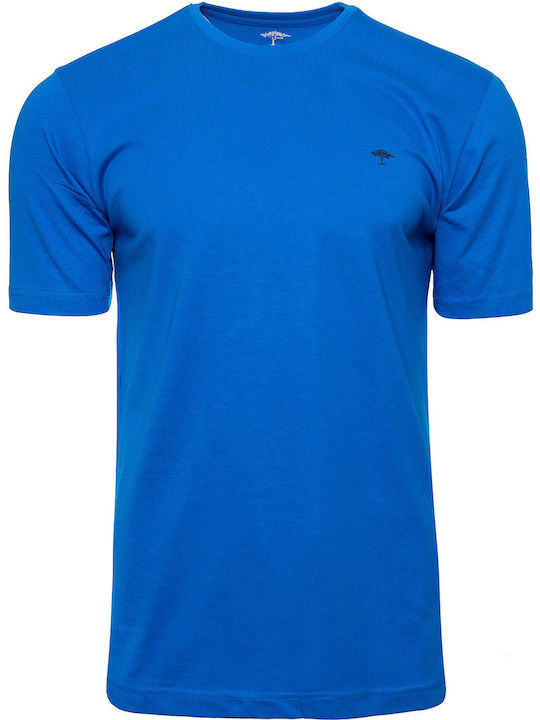 Fynch Hatton T-shirt Bărbătesc cu Mânecă Scurtă Curious Blue 11211500-645