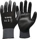 FFG Arbeitshandschuhe Schwarz Polyurethan/Polyester 1Stück