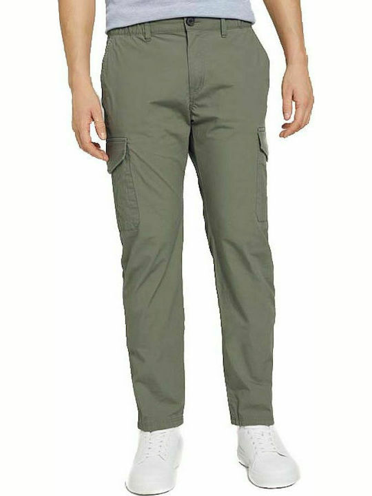 Tom Tailor Pantaloni pentru bărbați Cargo Elastice Kaki 1025037-10905