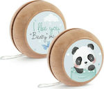 Christening Favor with Yo-Yo Panda made of Wood 5cm