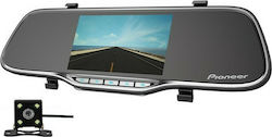 Pioneer VREC-200CH 720P Mirror Car DVR Set with Rear Camera, 4.3" Display with Clip