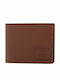 NYC Bifold Leder Herren Geldbörse Klassisch Tabac Braun