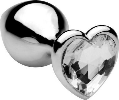 Toyz4lovers Heart Jewel Plug Anal Plug Small Clear