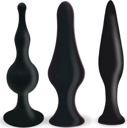 IntoYou Moove Intoyou Set Of 3 Butt Plugs Anale Plugs Elektrische Gitarren Black