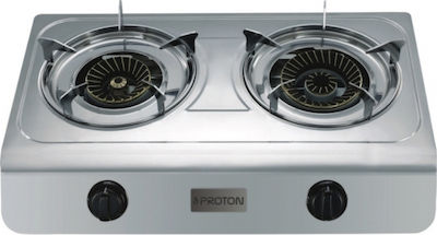 Proton SS05 Countertop Burner Flüssiggas Double Inox