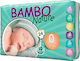 Bambo Nature Πάνες με Αυτοκόλλητο Nature Premature No. 0 για 1-3kg 144τμχ