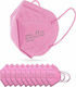 Disposable Protective Mask FFP2 Pink 10pcs