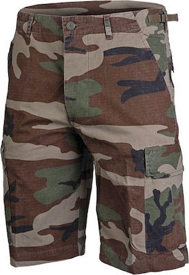 Mil-Tec US Prewash Ripstop Hunting Pants Βερμούδα Παραλλαγής Khaki