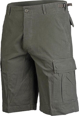 Mil-Tec US Prewash Ripstop Jagdhose Khaki Shorts in Khaki Farbe 11402001