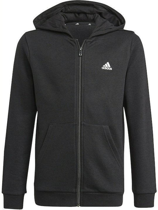 adidas Sportlich Kinder-Sweatshirtjacke Baumwolle mit Kapuze