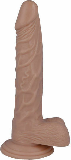 Intense Mr Intense Realistic Cock 21 Glass Dildo with Balls and Suction Cup Flesh 20.1cm