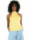 Vero Moda Women's Blouse Sleeveless Yellow/Cornsilk