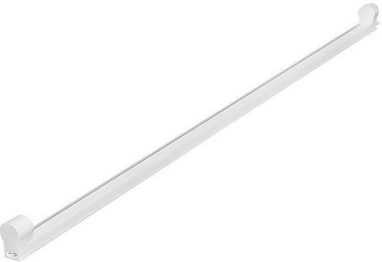 Geyer Φωτιστικό Σκαφάκι με 1 Θέση για Λάμπα LED T8 120εκ.