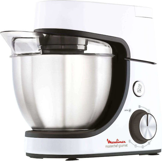 Moulinex Stand Mixer 1100W with Stainless Mixing Bowl 4.6lt