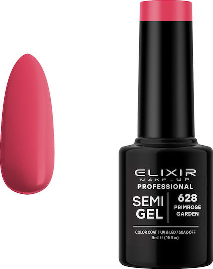 Elixir Semi Gel Halb-permanenter Nagellack 628 Primrose Garden 5ml 1Stück